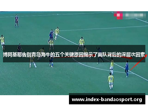 博阿基耶告别青岛海牛的五个关键原因揭示了离队背后的深层次因素