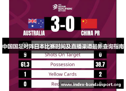 中国国足对阵日本比赛时间及直播渠道最新查询指南