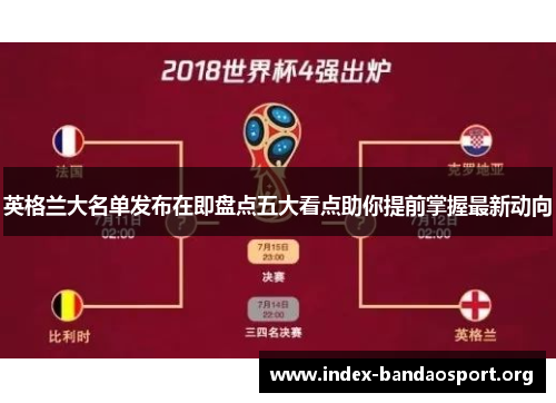 英格兰大名单发布在即盘点五大看点助你提前掌握最新动向